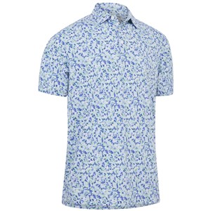Callaway Mens Filtered Floral Print Polo Shirt