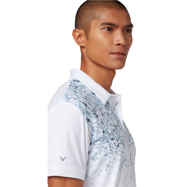 Callaway Mens X-Series Splatter Paint Ombre Polo Shirt - Golfonline