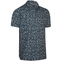 Callaway Mens All Over Outline Floral Print Polo Shirt