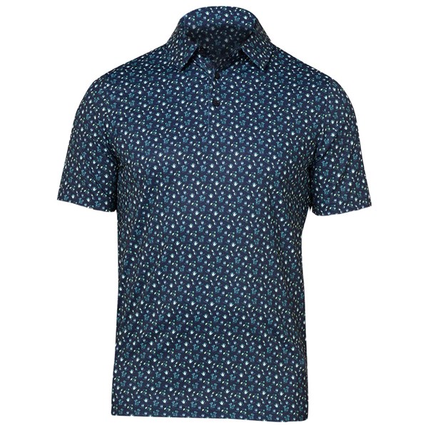 Callaway Mens All Over Drinks Novelty Print Polo Shirt