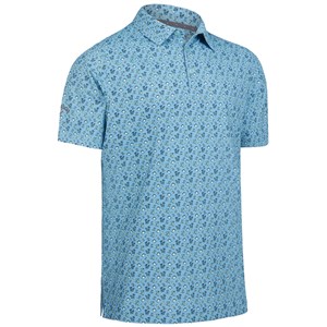Callaway Mens All Over Drinks Novelty Print Polo Shirt