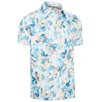 Callaway Mens X-Ray Floral Print Polo Shirt