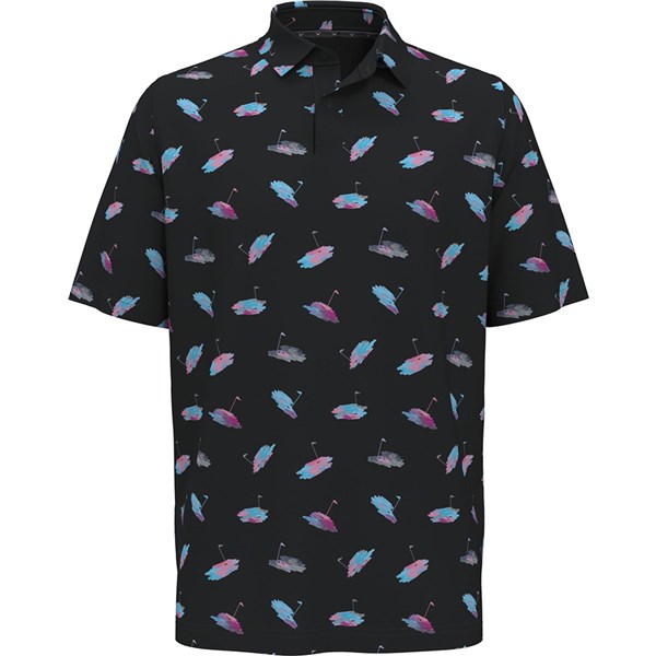 Callaway Mens All Over Golf Novelty Print Polo Shirt