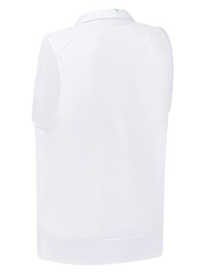 Callaway Ladies Waist Length Mesh Detail Sleeveless Polo Shirt - SALE