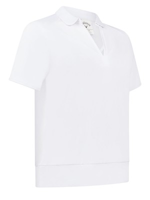 Callaway Ladies Waist Length Mesh Detail Short Sleeve Polo Shirt - SALE