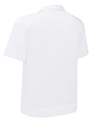Callaway Ladies Waist Length Mesh Detail Short Sleeve Polo Shirt - SALE
