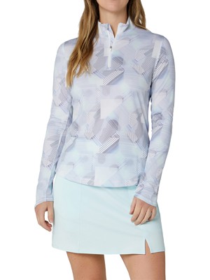 Callaway Ladies Active Geo Print Sun Protection Pullover