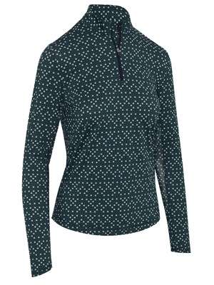 Callaway Ladies Fashion Printed Sun Protection 1/4 Zip Pullover
