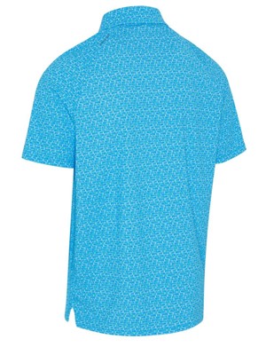 Callaway Mens Tile Gingham Print Polo Shirt - SALE