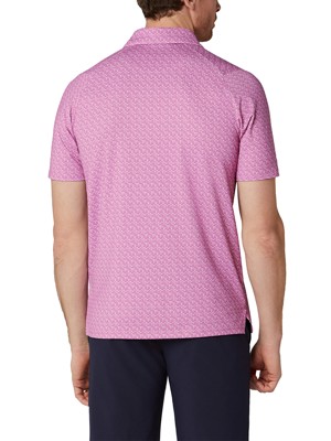 Callaway Mens Timeless Chev Print Polo Shirt