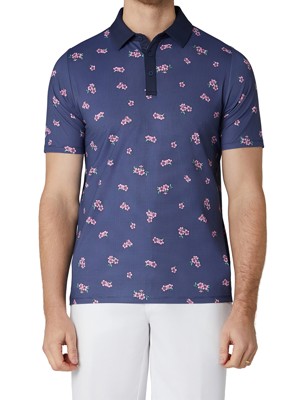 Callaway Mens Azalea Gingham Polo Shirt - Masters Collection