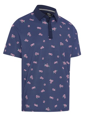 Callaway Mens Azalea Gingham Polo Shirt - Masters Collection