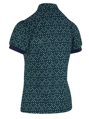 Callaway Ladies Framing Geo Print Short Sleeve Polo Shirt - SALE