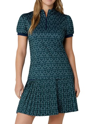 Callaway Ladies Framing Geo Print Short Sleeve Polo Shirt - SALE