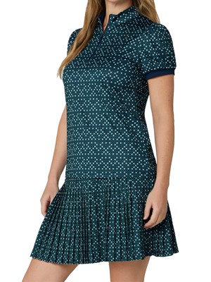 Callaway Ladies Framing Geo Print Short Sleeve Polo Shirt - SALE