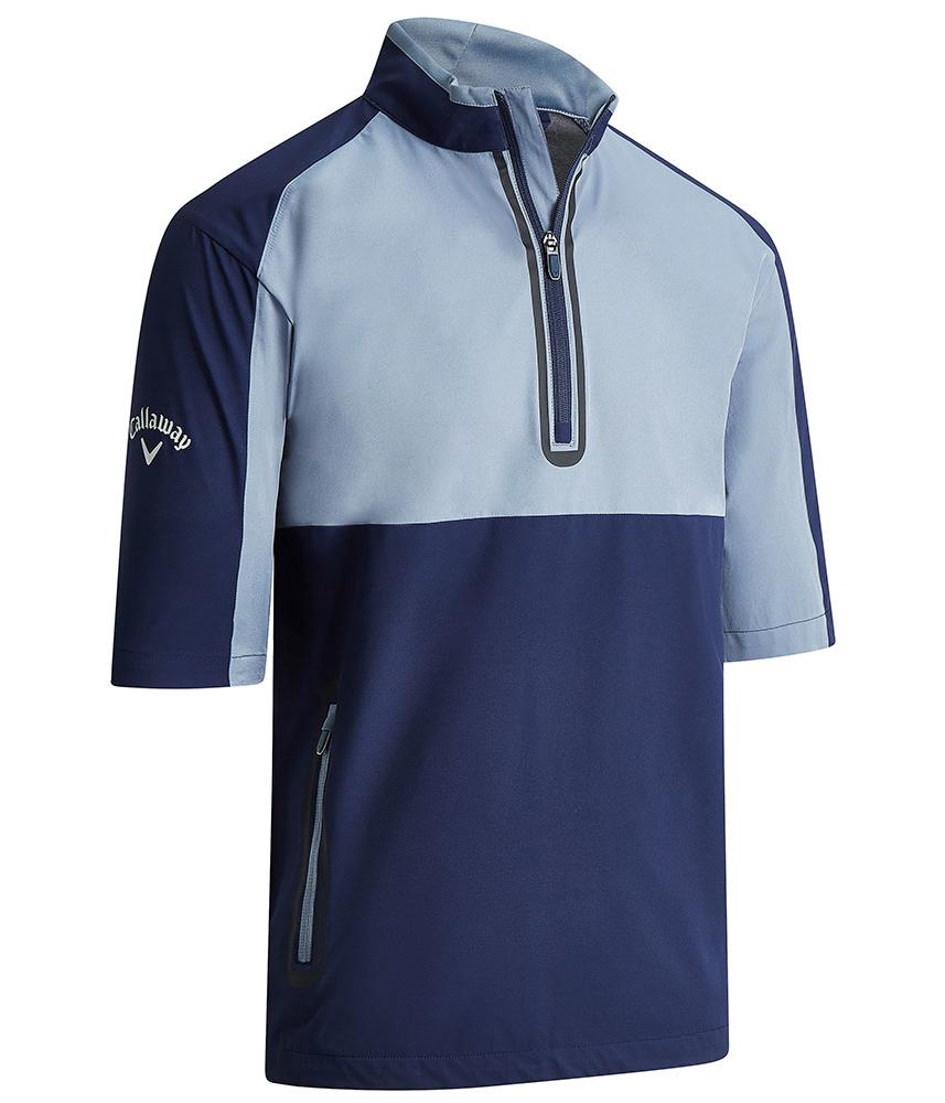Callaway Mens Block Quarter Zip Wind Jacket