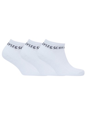 Lyle and Scott Mens Chester Ankle Socks (3 Pairs)