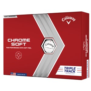 Logo Overrun - Callaway Chrome Soft Triple Track Golf Balls 2022