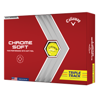 Callaway Chrome Soft Triple Track Yellow Golf Balls
