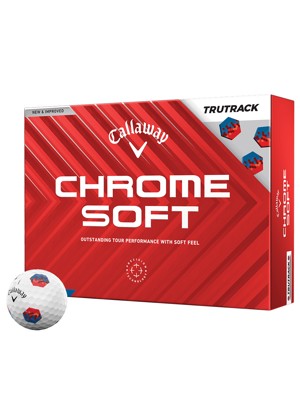 Callaway Chrome Soft TruTrack White Golf Balls (12 Balls) - Prior Gen