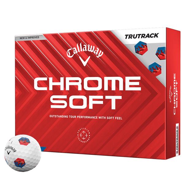 Callaway Chrome Soft TruTrack White Golf Balls (12 Balls) - Prior Gen
