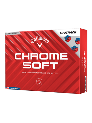 Callaway Chrome Soft TruTrack White Golf Balls (12 Balls) - Prior Gen