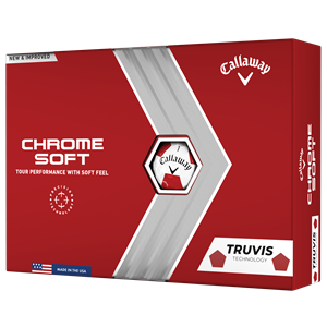 Callaway Chrome Soft Truvis Red Golf Balls