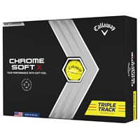 Callaway Chrome Soft X Triple Track Yellow Golf Balls