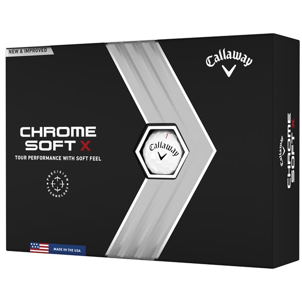 Logo Overrun - Callaway Chrome Soft X Golf Balls (12 Balls) 2022