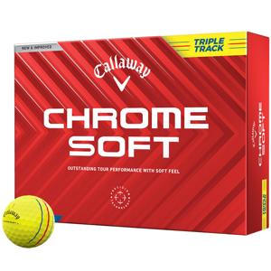 Callaway Chrome Soft Triple Track Yellow Golf Balls