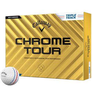 Callaway Chrome Tour Triple Track White Golf Balls