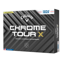 Callaway Chrome Tour X Triple Track White Golf Balls 2024