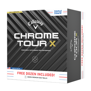 Callaway Chrome Tour X Triple Track Golf Balls 2024 - 4 For 3