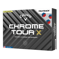 Callaway Chrome Tour X TruTrack White Golf Balls 2024