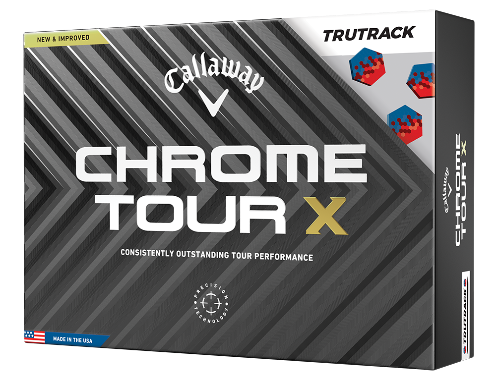 Callaway Chrome Tour X TruTrack White Golf Balls (12 Balls) 2024