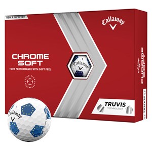 Limited Edition - Callaway Chrome Soft Truvis Team Europe Golf Balls