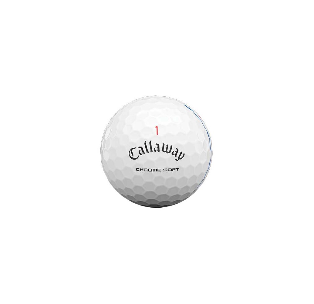 Callaway Chrome Soft Triple Track White Golf Balls (12 Balls)