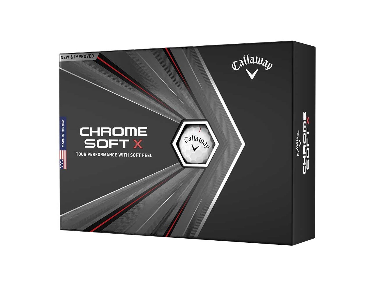 Logo Overrun - Callaway Chrome Soft X Golf Balls (12 Balls) 2020