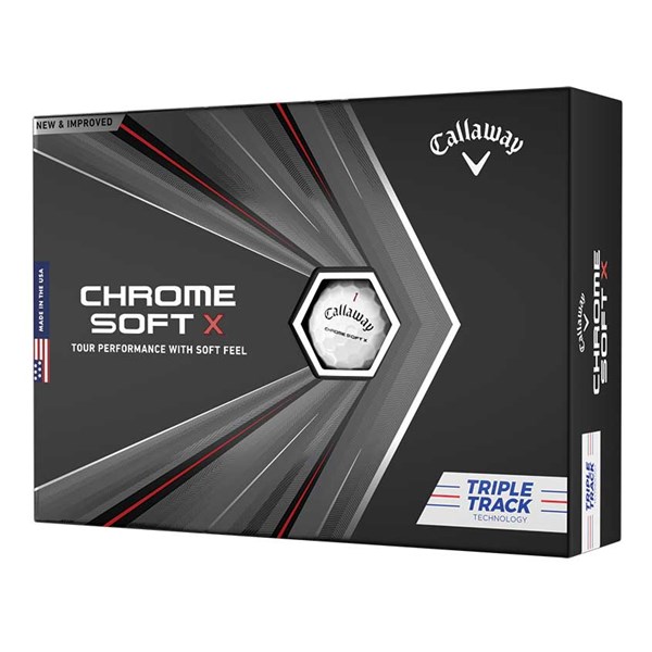 Callaway Chrome Soft X Triple Track Golf Balls (12 Balls)