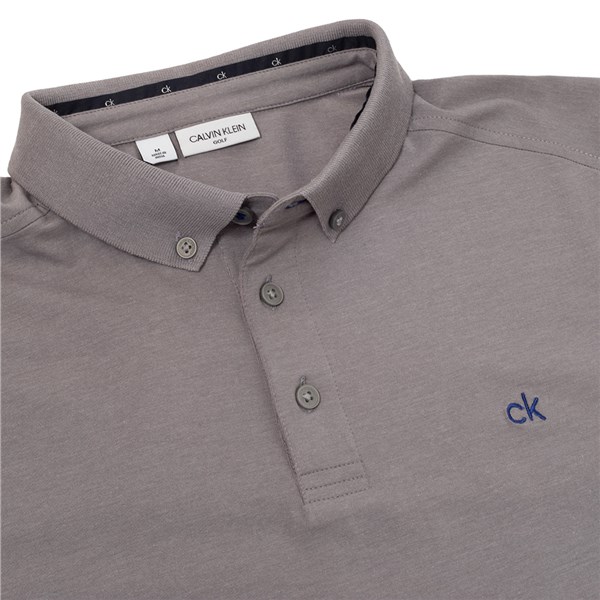 Calvin Klein Mens Trinity Long Sleeve Polo Shirt - Golfonline