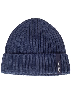 Calvin Klein Mens Albon Ribbed Beanie