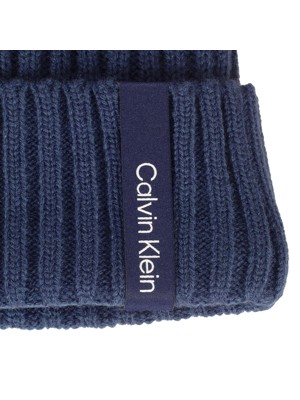 Calvin Klein Mens Albon Ribbed Beanie