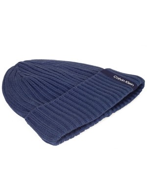 Calvin Klein Mens Albon Ribbed Beanie