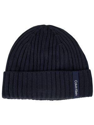 Calvin Klein Mens Albon Ribbed Beanie