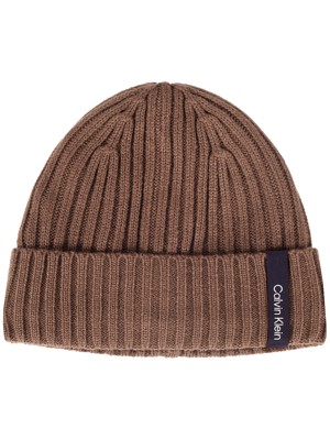 Calvin Klein Mens Albon Ribbed Beanie