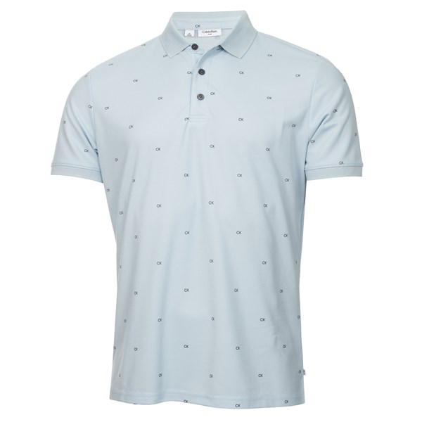 Calvin Klein Mens Monogram Polo Shirt 2022