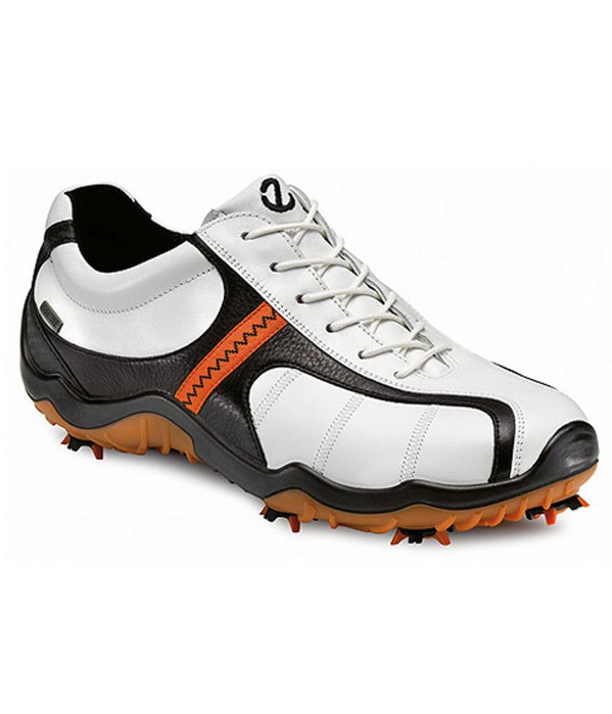ecco golf shoes mens orange