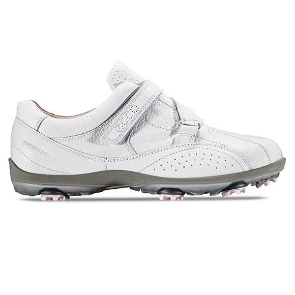 Ecco Casual Cool Velcro Golf Shoes Ladies White/White