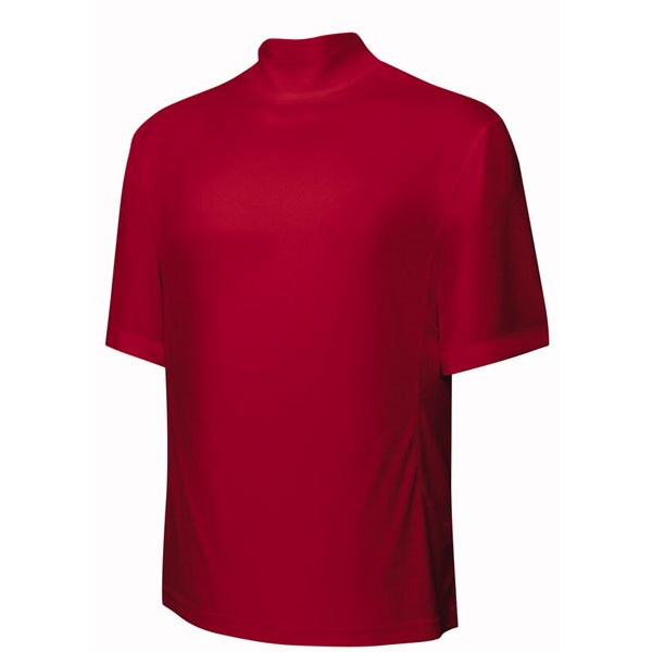 mock turtleneck short sleeve golf shirts