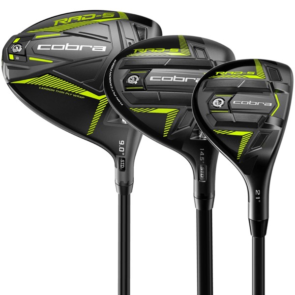 Cobra RADSPEED-S 3-Piece Wood Set (Graphite Shaft)